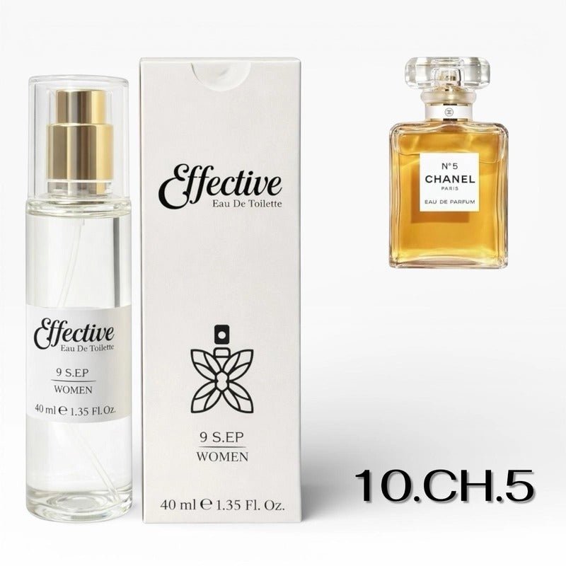 EFFECTIVE 40ML - 10CH.5 (CHANEL PARIS N5) - Parfumuri de vis