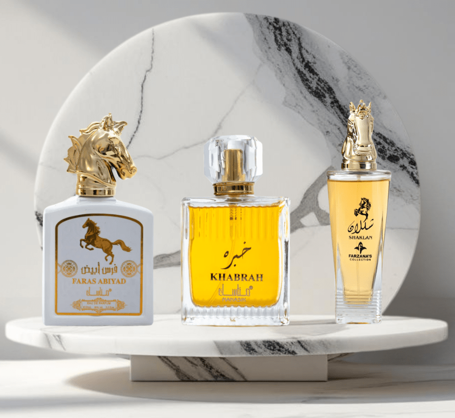 Set 3 parfumuri ARABESTI de Barbati 100ML - FARAS - SHAKLAN - KHABRAH - Parfumuri de vis