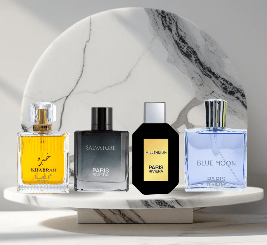 Set 4 parfumuri ARABESTI de Barbati 100ML - KHABRAH - MILLENNIUM - SALVATORE - BLUE MOON - Parfumuri de vis