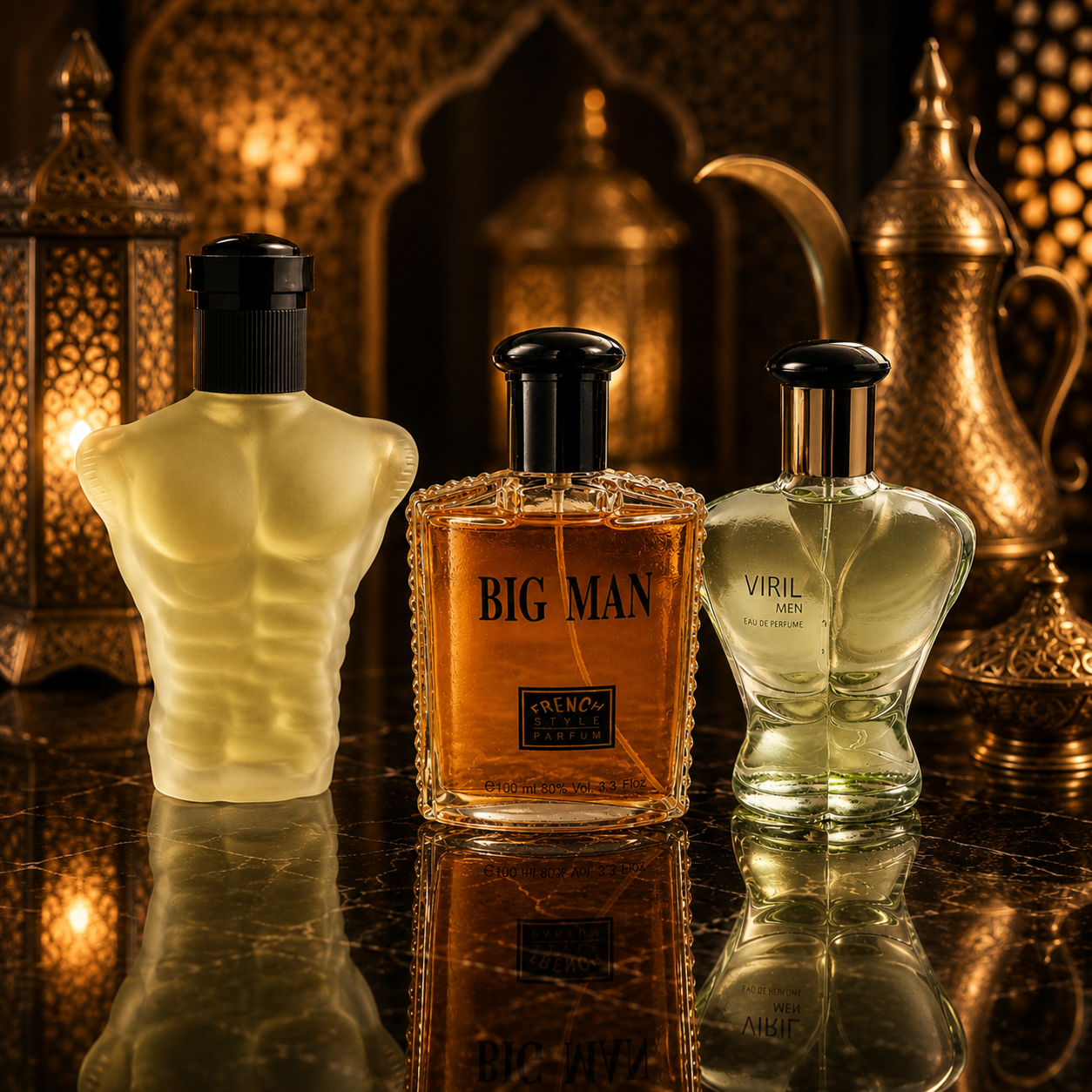 Set 3 Parfumuri de Bărbați 100ML - MATCHO - BIG MAN - STORY MEN