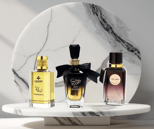 OFERTA 2+1 parfumuri ARABESTI de Dama 100ML - KALEMAT - BINT - DIRHAM - Parfumuri de vis