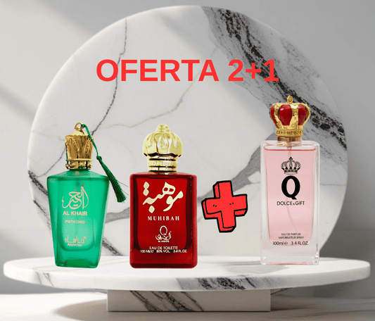 OFERTA 2+1 parfumuri ARABESTI - KHAIR + MUHIBAH + DOLCE - Parfumuri de vis