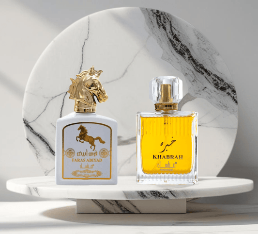 Set 2 parfumuri ARABESTI de Barbati 100ML - FARAS - KHABRAH - Parfumuri de vis