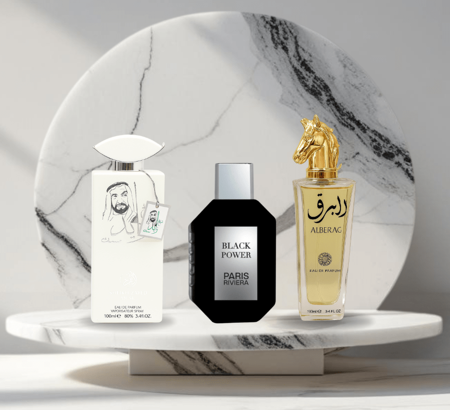 Set 3 parfumuri ARABESTI de Barbati 100ML - ALBERAG - BLACK - MUSK - Parfumuri de vis