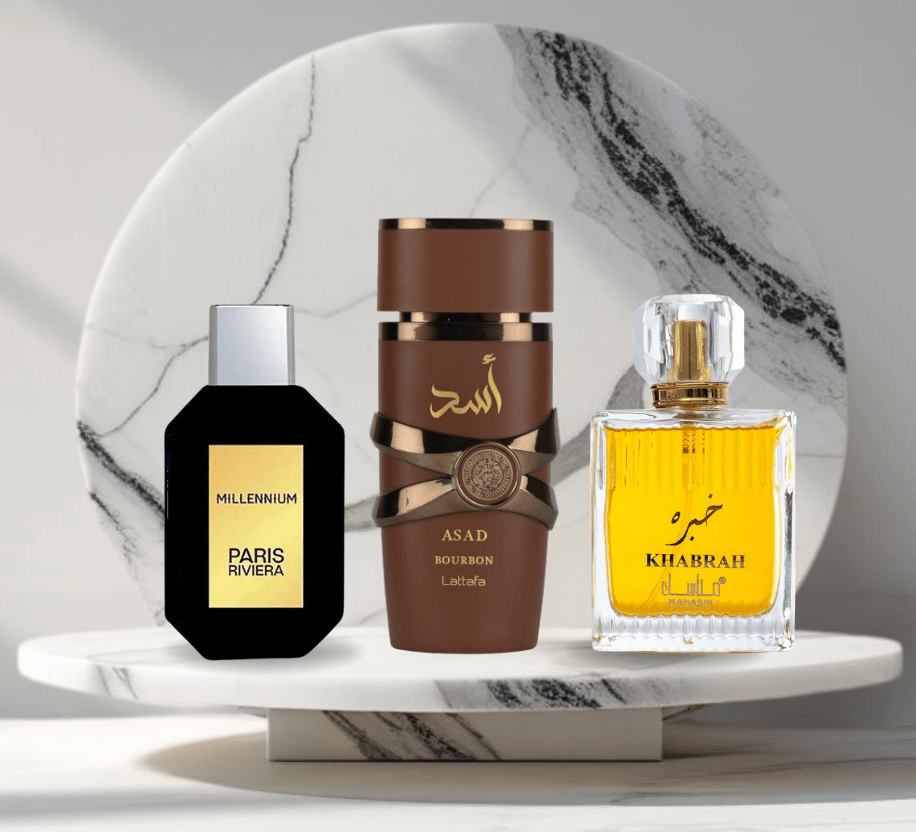 Set 3 parfumuri ARABESTI de Barbati 100ML - ASAD BOURBON - MILLENNIUM - KHABRAH - Parfumuri de vis