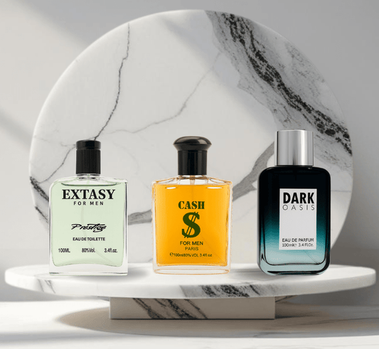 Set 3 parfumuri ARABESTI de Barbati 100ML - EXTASY - CASH - DARK - Parfumuri de vis