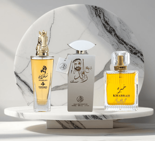 Set 3 parfumuri ARABESTI de Barbati 100ML - MUSK - SHAKLAN - KHABRAH - Parfumuri de vis