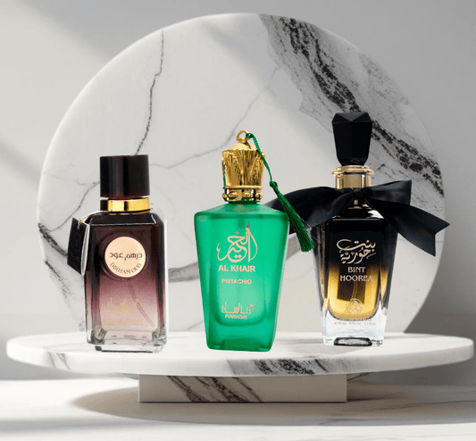 Set 3 parfumuri ARABESTI de Dama 100ML - BINT - AL KHAIR - DIRHAM - Parfumuri de vis