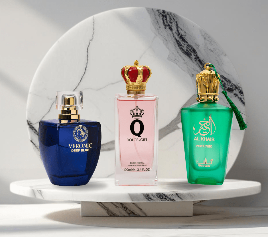Set 3 parfumuri ARABESTI de Dama 100ML - DOLCE - AL KHAIR - VERONIC - Parfumuri de vis