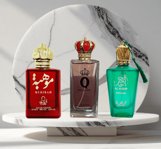 Set 3 parfumuri ARABESTI de Dama 100ML - DOLCE - MUHIBAH - AL KHAIR - Parfumuri de vis
