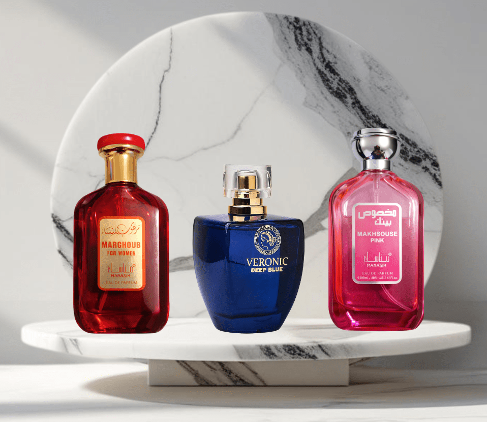 Set 3 Parfumuri ARABESTI de Damă 100ML - VERONIC - RED - PINK - Parfumuri de vis