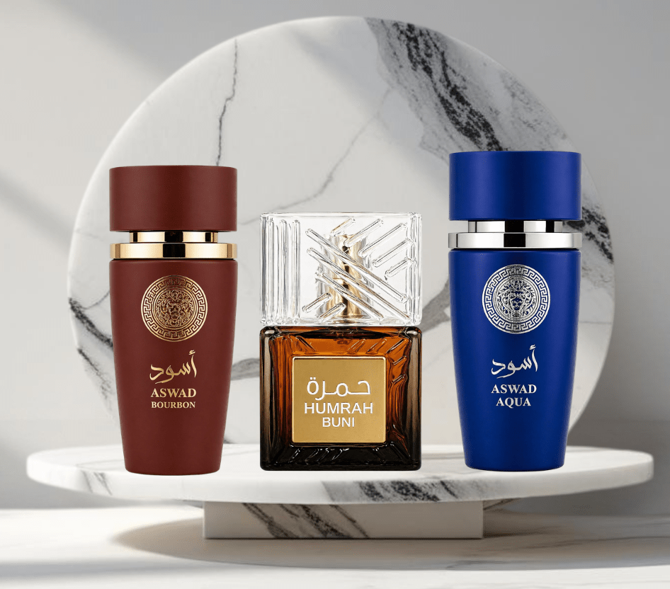 Set 3 Parfumuri de Bărbați 100ML - AQUA - HUMRAH - BOURBON - Parfumuri de vis