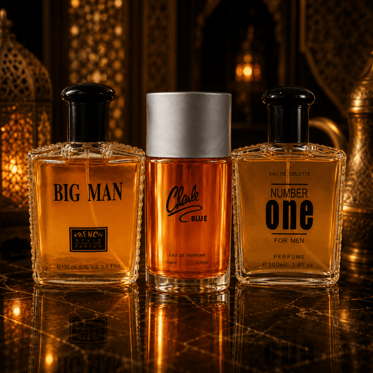 Set 3 Parfumuri de Bărbați 100ML - CHARLIE - NUMBER ONE - BIG MAN - Parfumuri de vis