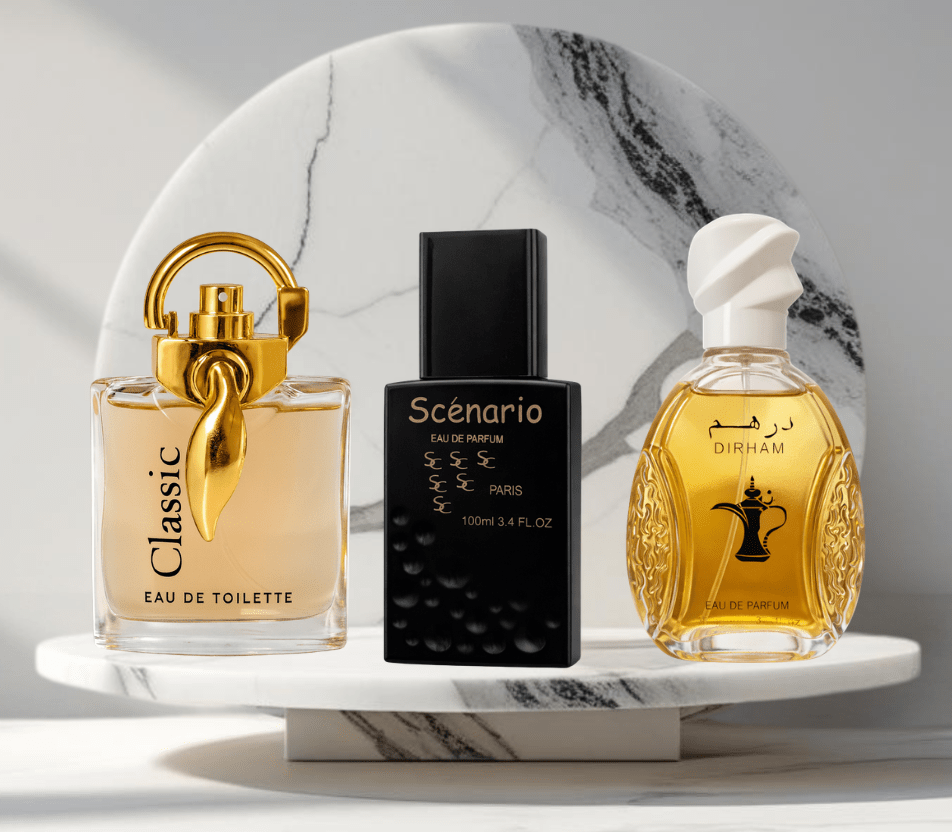 Set 3 parfumuri de Barbati 100ML - CLASSIC - SCENARIO - DIRHAM - Parfumuri de vis