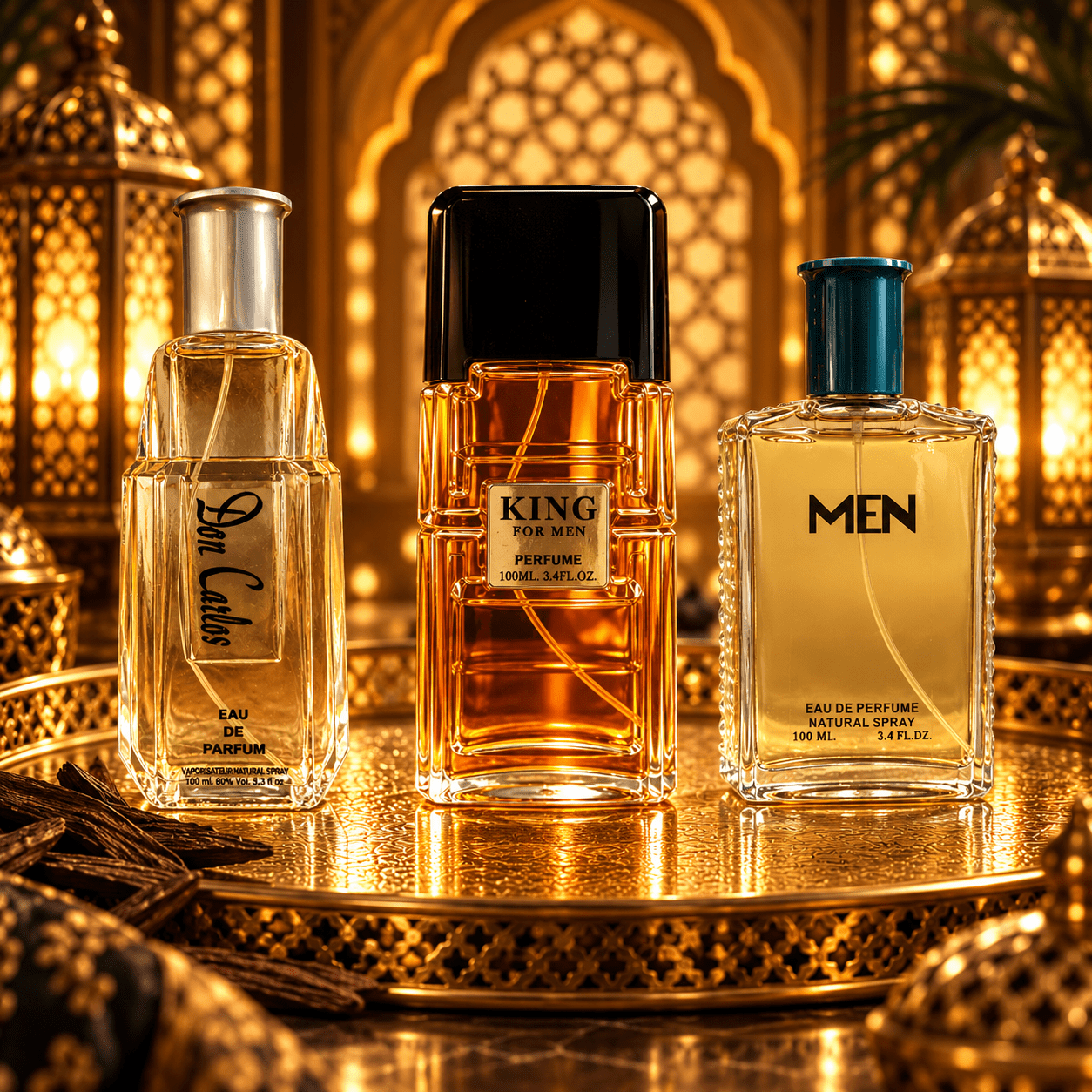 Set 3 Parfumuri de Bărbați 100ML - MEN - KING - DON CARLOS - Parfumuri de vis
