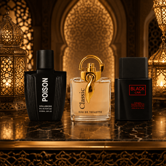 Set 3 Parfumuri de Barbati de 100ML - CLASSIC - POISON - BLACK - Parfumuri de vis