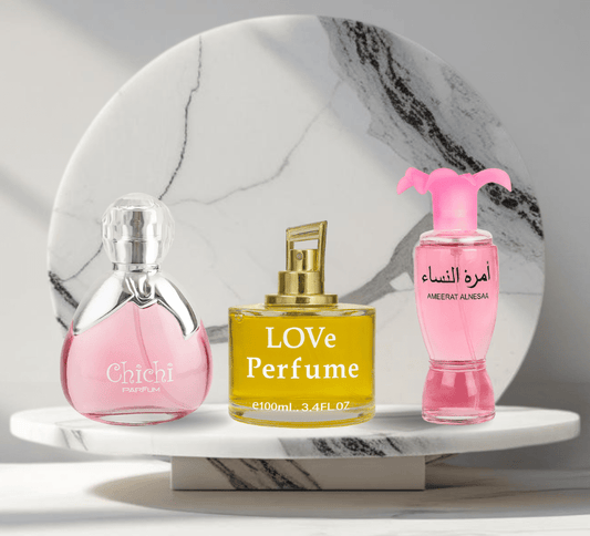Set 3 Parfumuri de Dama 100ML - CHICHI - LOVE - AMEERAT - Parfumuri de vis