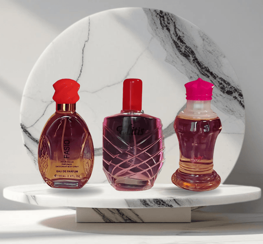 Set 3 parfumuri de Dama 100ML - ELITIS - MOUSSAF - FASSIO - Parfumuri de vis