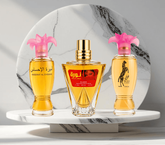 Set 3 Parfumuri de Damă 100ML - RED MALEK - LAIL MALEKI - AMEERAT - Parfumuri de vis