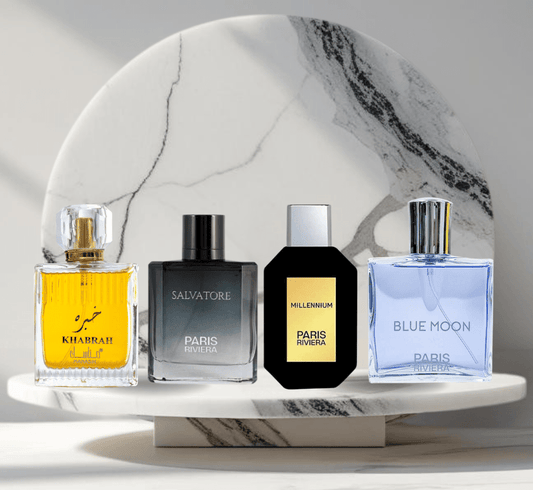 Set 4 parfumuri ARABESTI de Barbati 100ML - KHABRAH - MILLENNIUM - SALVATORE - BLUE MOON - Parfumuri de vis