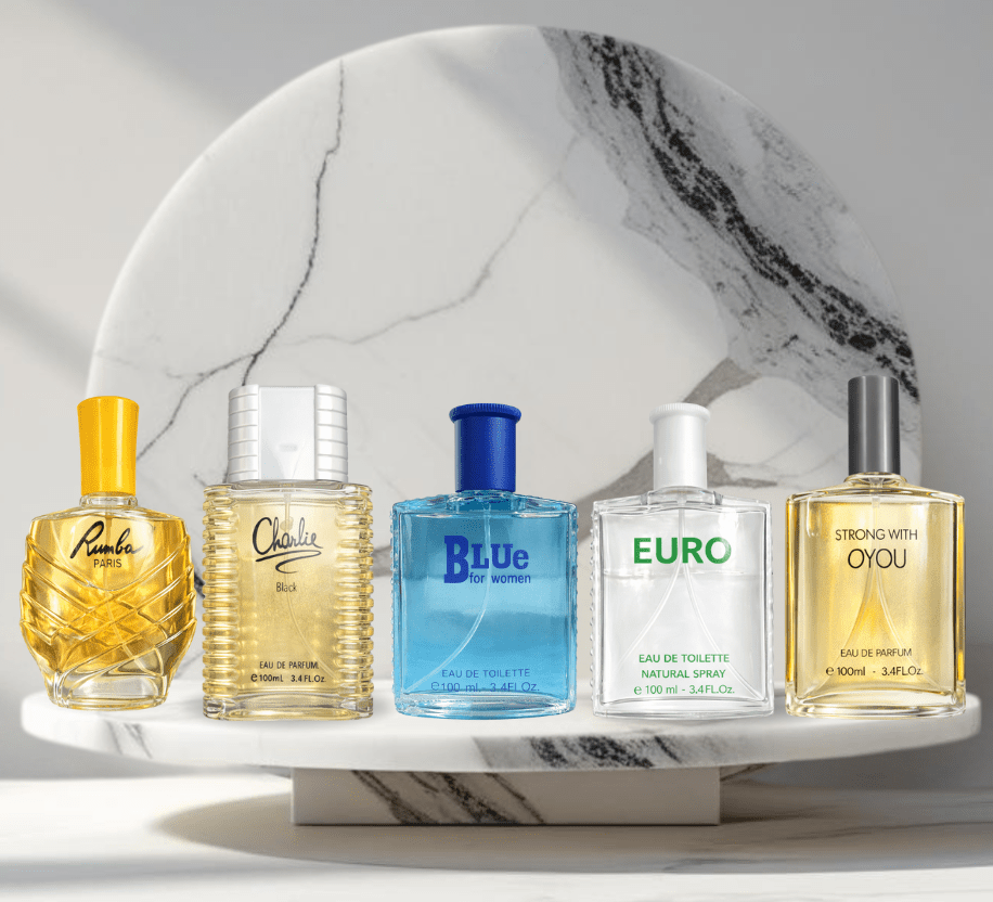 Set 5 parfumuri de Barbati 100ML - RUMBA - BLUE - STRONG - CHARLIE - EURO - Parfumuri de vis
