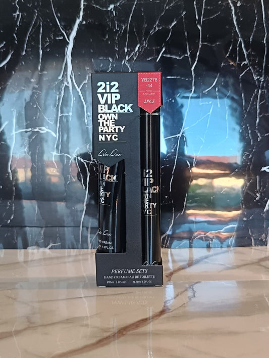 VIP BLACK SET PARFUM + CREMA 35ML (BARBAT) - Parfumuri de vis